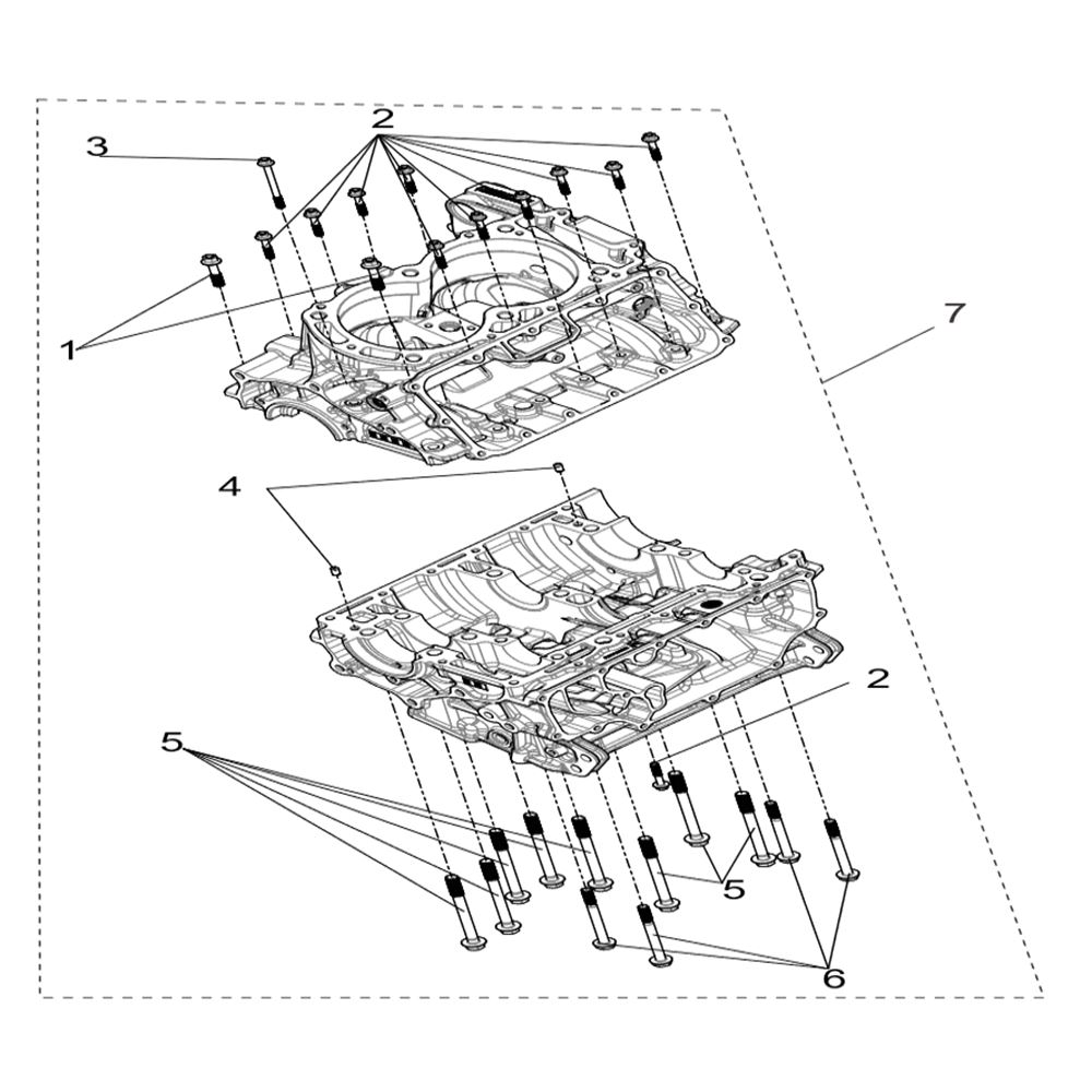CRANKCASE SUB-ASSEMBLY