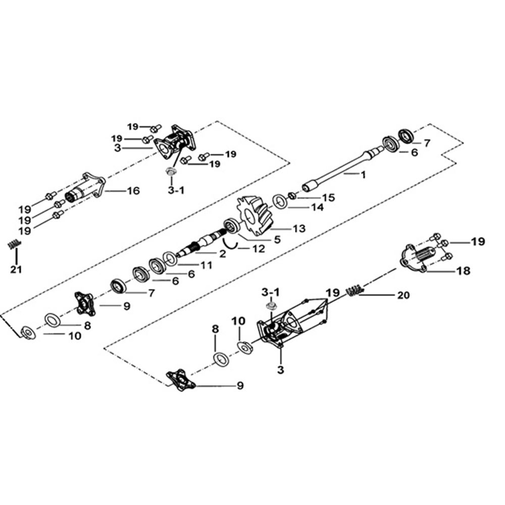 TRANSMISSION SYSTEM ASSY