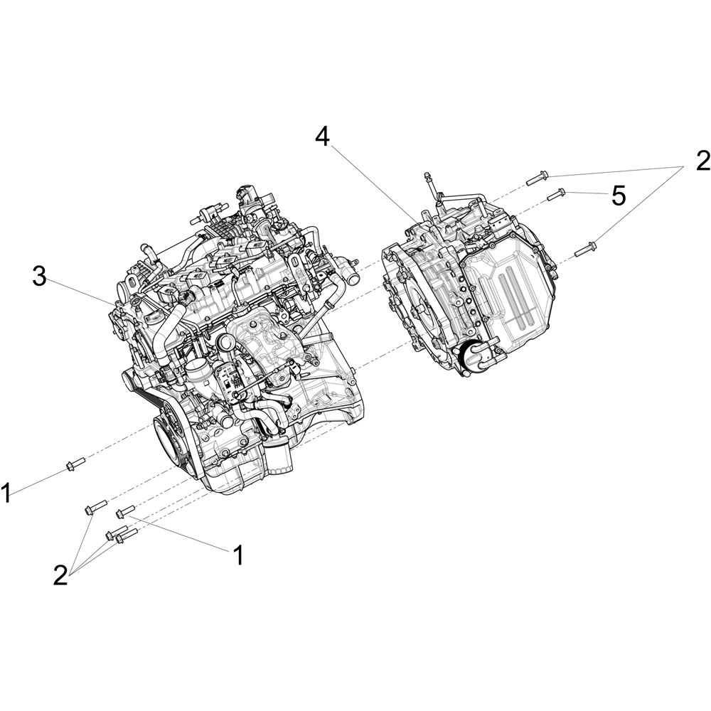 ENGINE AND GEARBOX