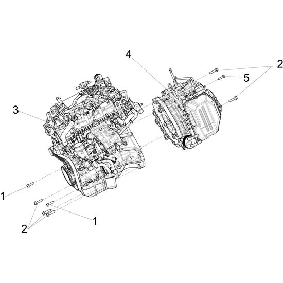 ENGINE AND GEARBOX
