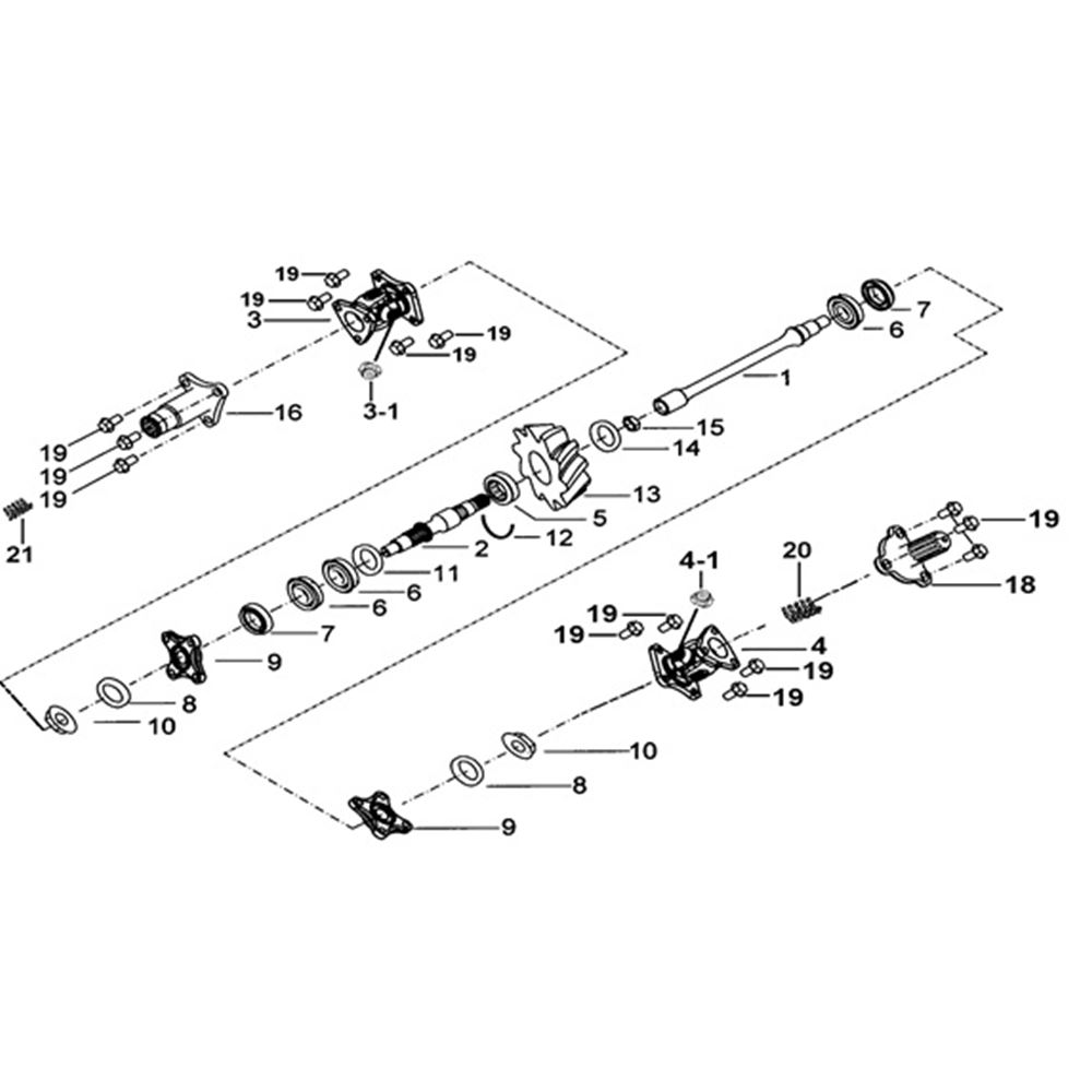 TRANSMISSION SYSTEM ASSY
