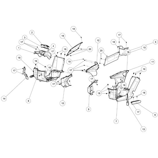 MIDDLE PLASTIC ATV6 L