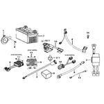 BATTERY、HORN、RELAY、RECTIFIER