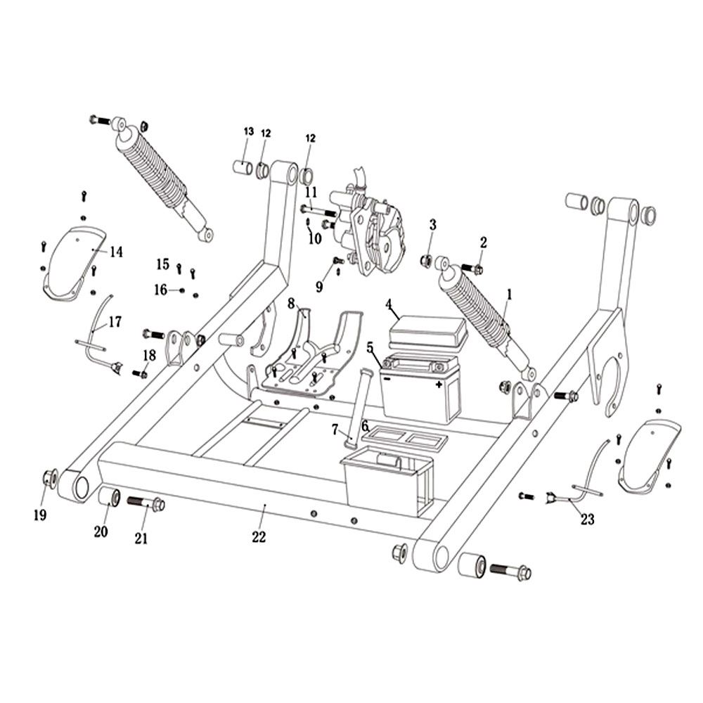 REAR SWINGARM & SUSPENSION