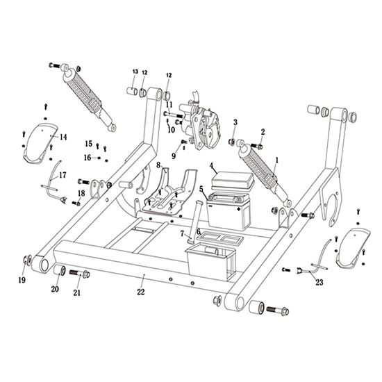 REAR SWINGARM & SUSPENSION