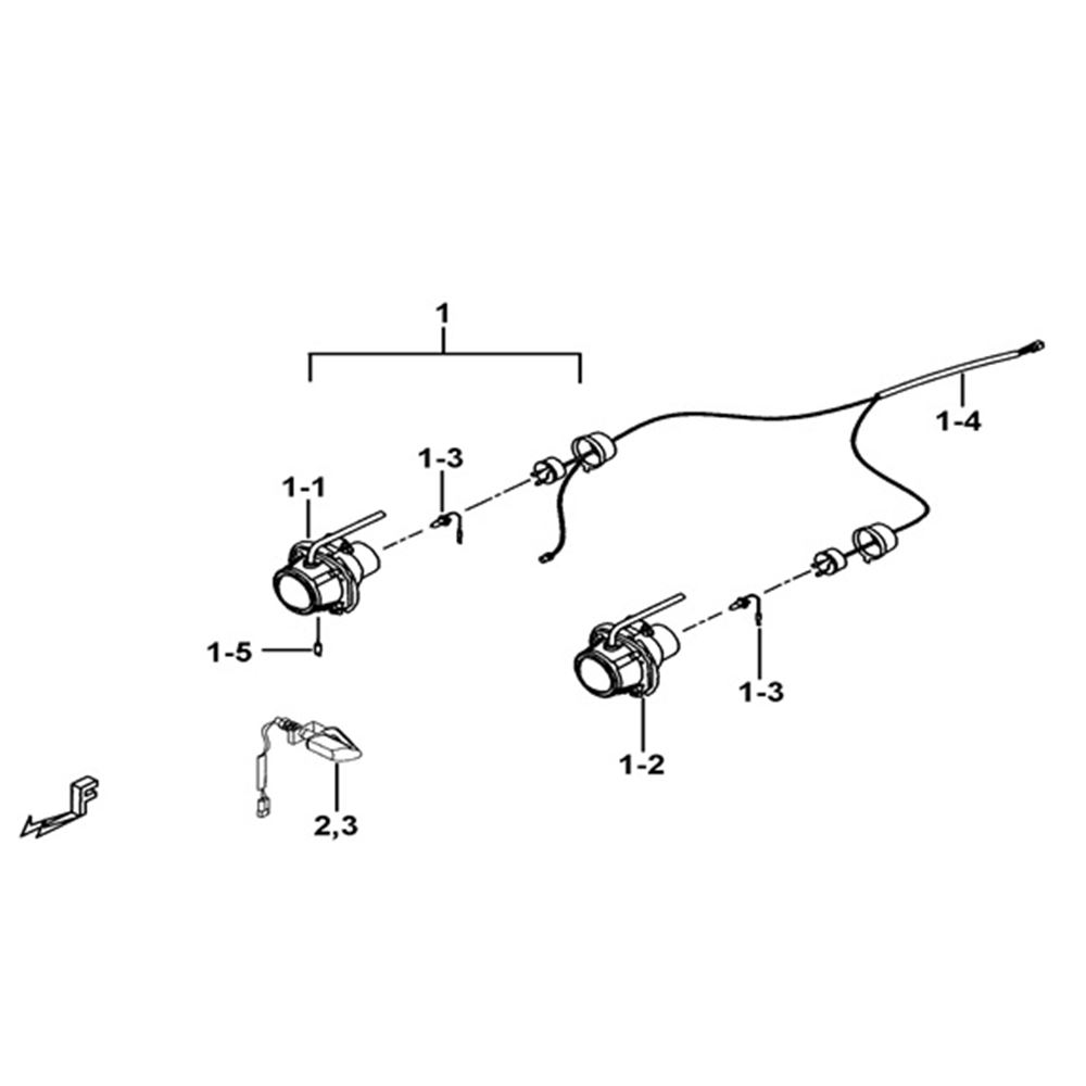 HEAD LAMP ASSY - AFTER 003767