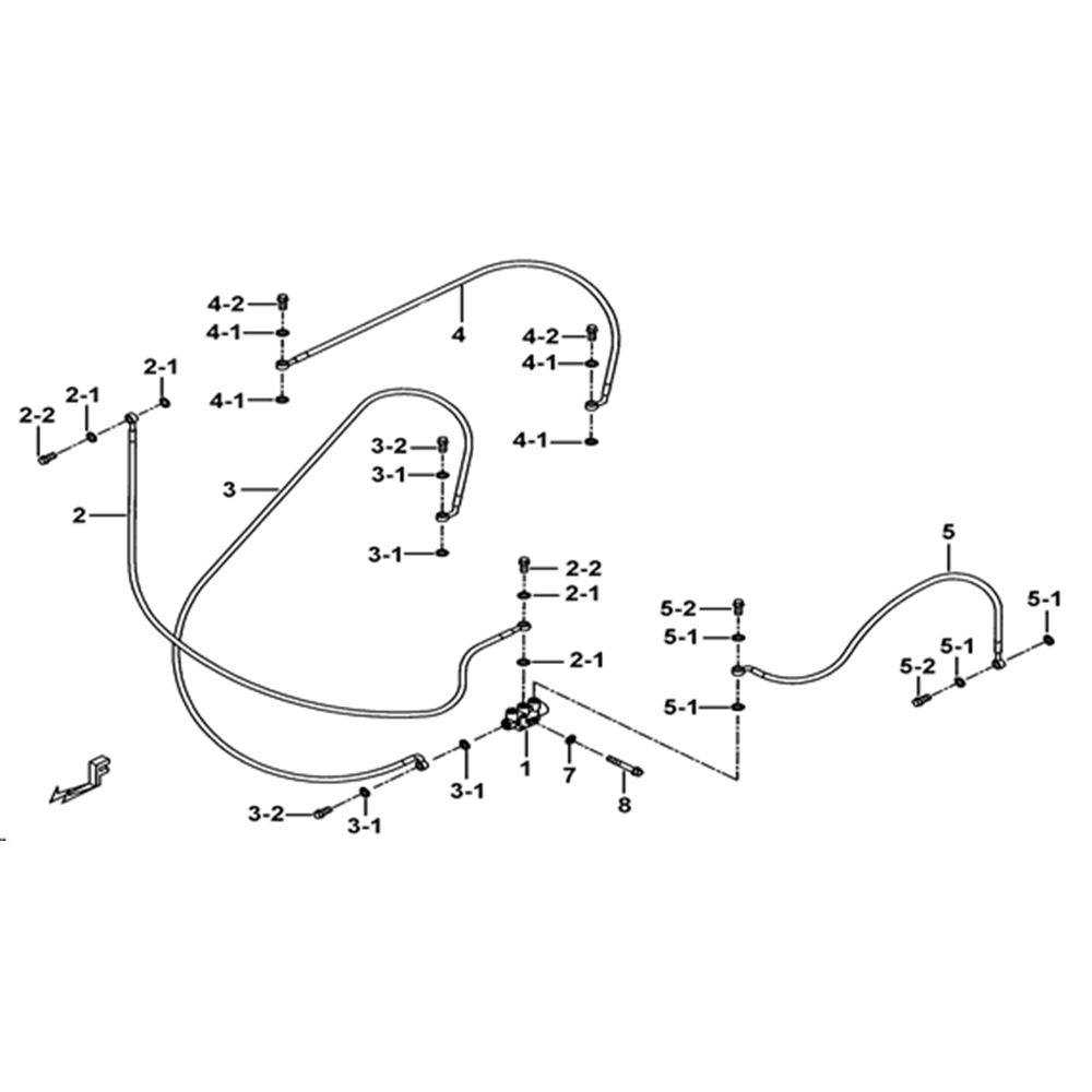 REAR BRAKE SYSTEM AFTER 551170