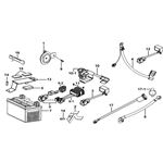 BATTERY、HORN、RELAY、RECTIFIER