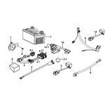 BATTERY. HORN. RELAYS. RECTIFIER