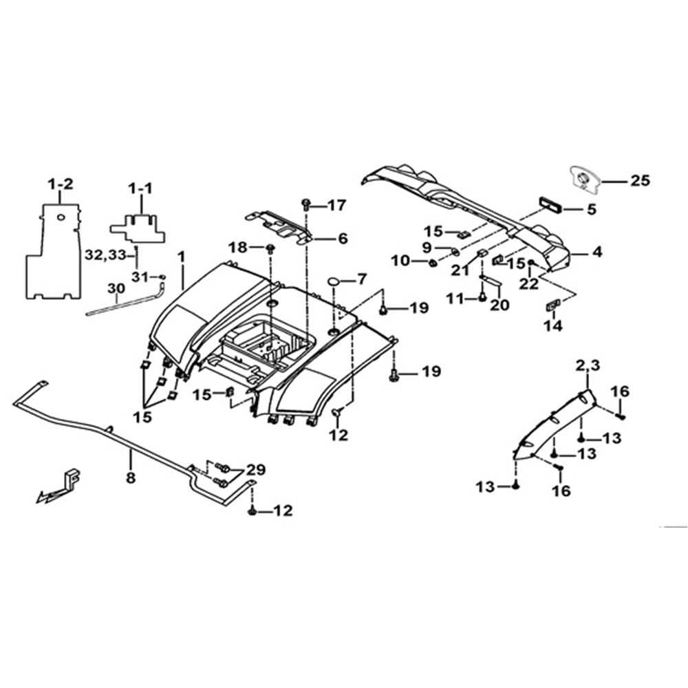 REAR BODY COVER