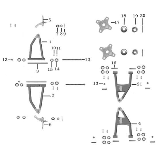 FRONT SUSPENSION ASSY