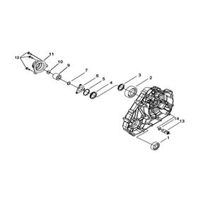 Lh Crankcase Cover