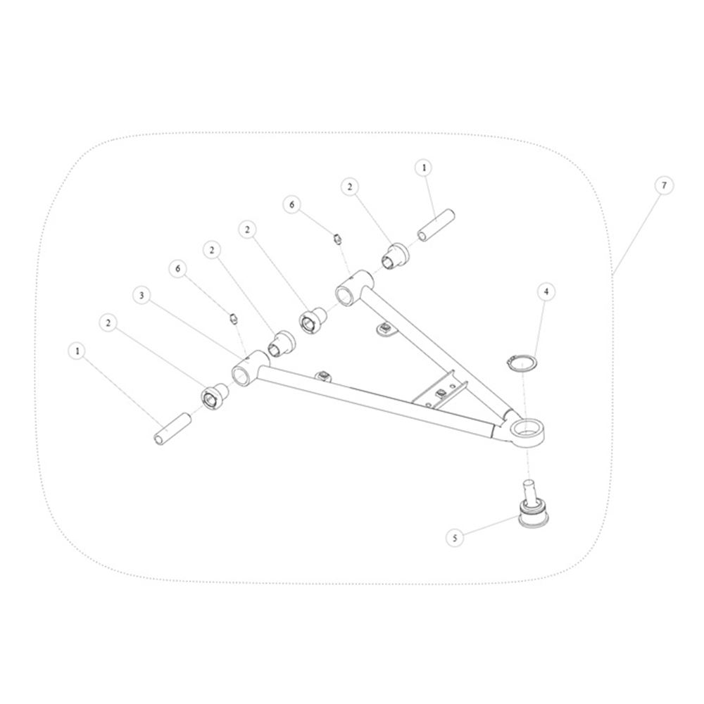 LOWER ARM FRONT RIGHT