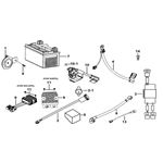 BATTERY, HORN, RELAY, RECTIFIER