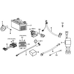 BATTERY, HORN, RELAY, RECTIFIER