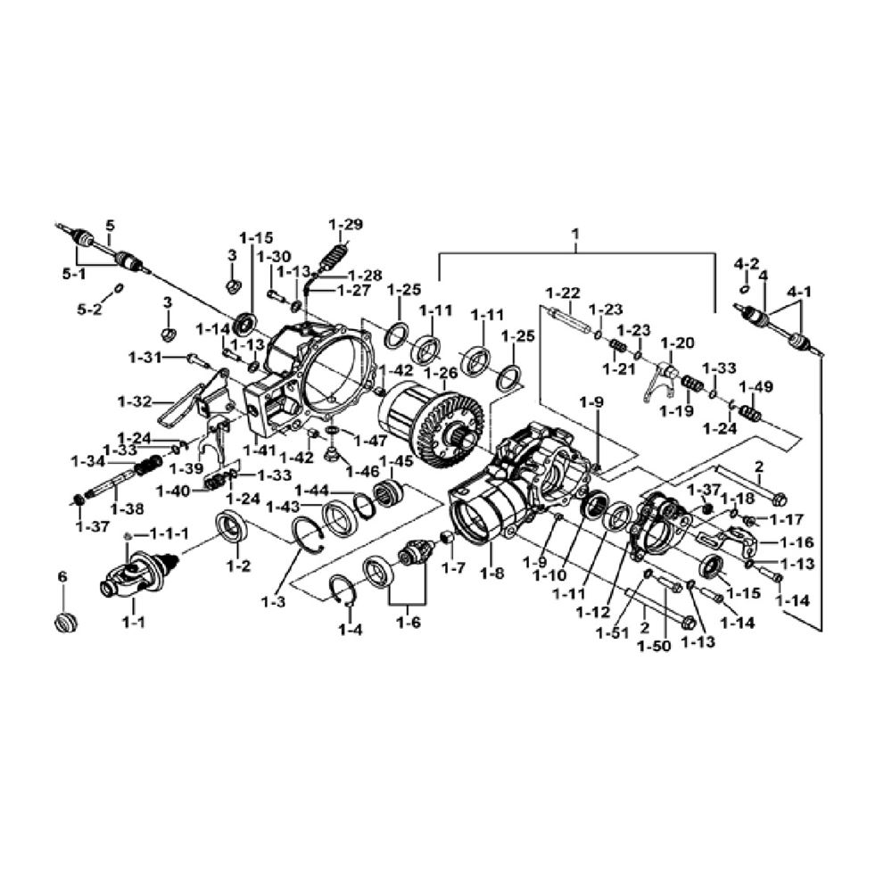 FRONT DIFFERENTIAL ASSY.(LOCK)