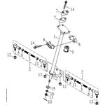 STEERING STEM & TRACK RODS