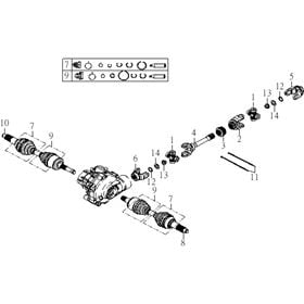 FRONT TRANSMISSION NEW