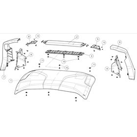 REAR UPPER RUBBER AND PLASTIC PARTS 2