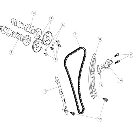 CAMSHAFT & TIMING CHAIN ASSY