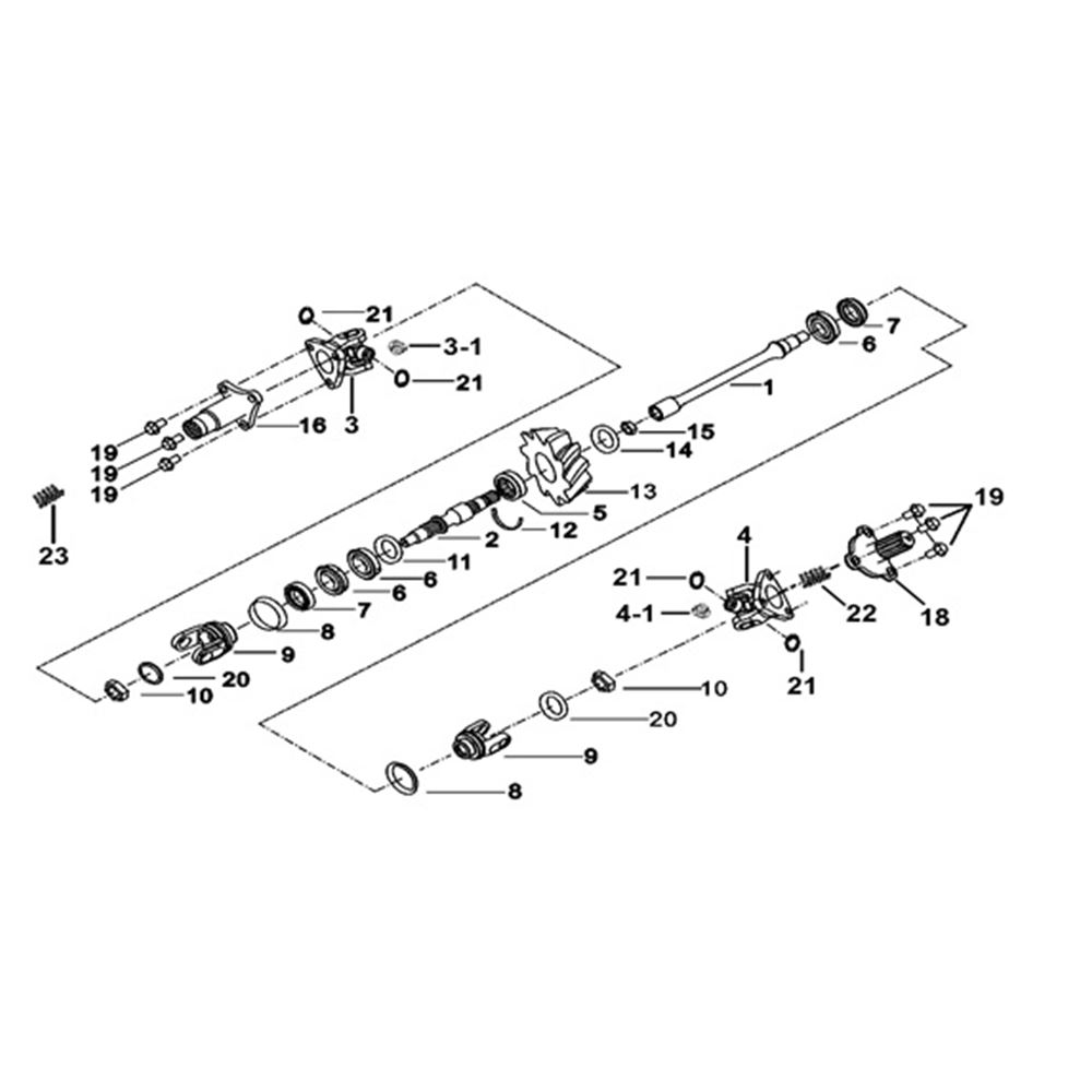 TRANSMISSION SYSTEM ASSY