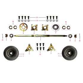 Rear Axle & Wheels