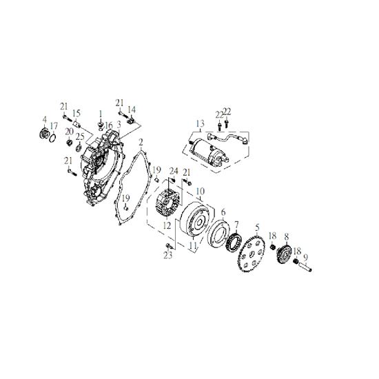 RIGHT CRANKCASE COVER