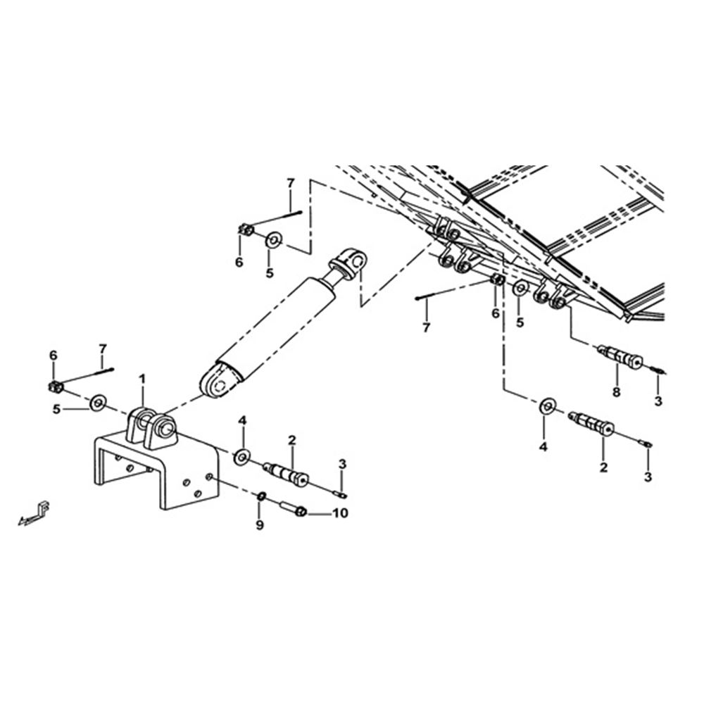 CARGO BED MOUNTING SET