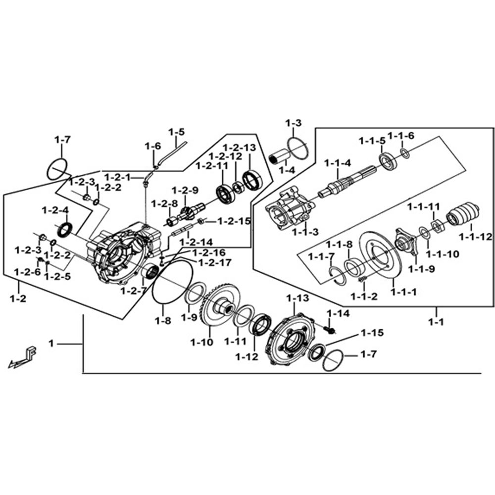 REAR DIFFERENTIAL ASSY