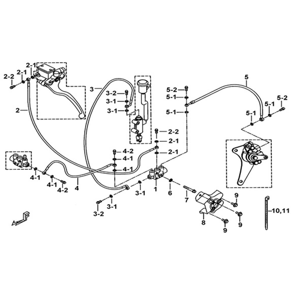 REAR BRAKE ASSY