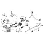 BATTERY、HORN、RELAY、RECTIFIER