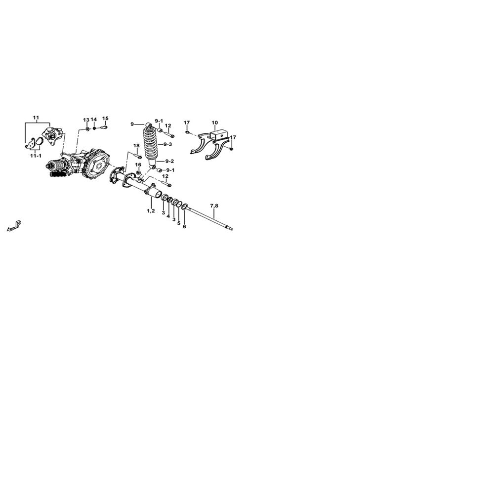 CARRIER REAR AXLE