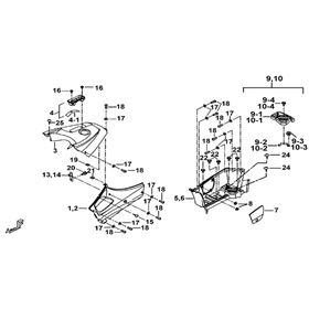 Footboard & Tank Plastic